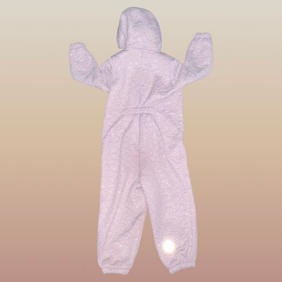 Wheat ROSE Sparkly ORKO-TEX Therma Snowsuit  Size 2T - Picture 2 of 7